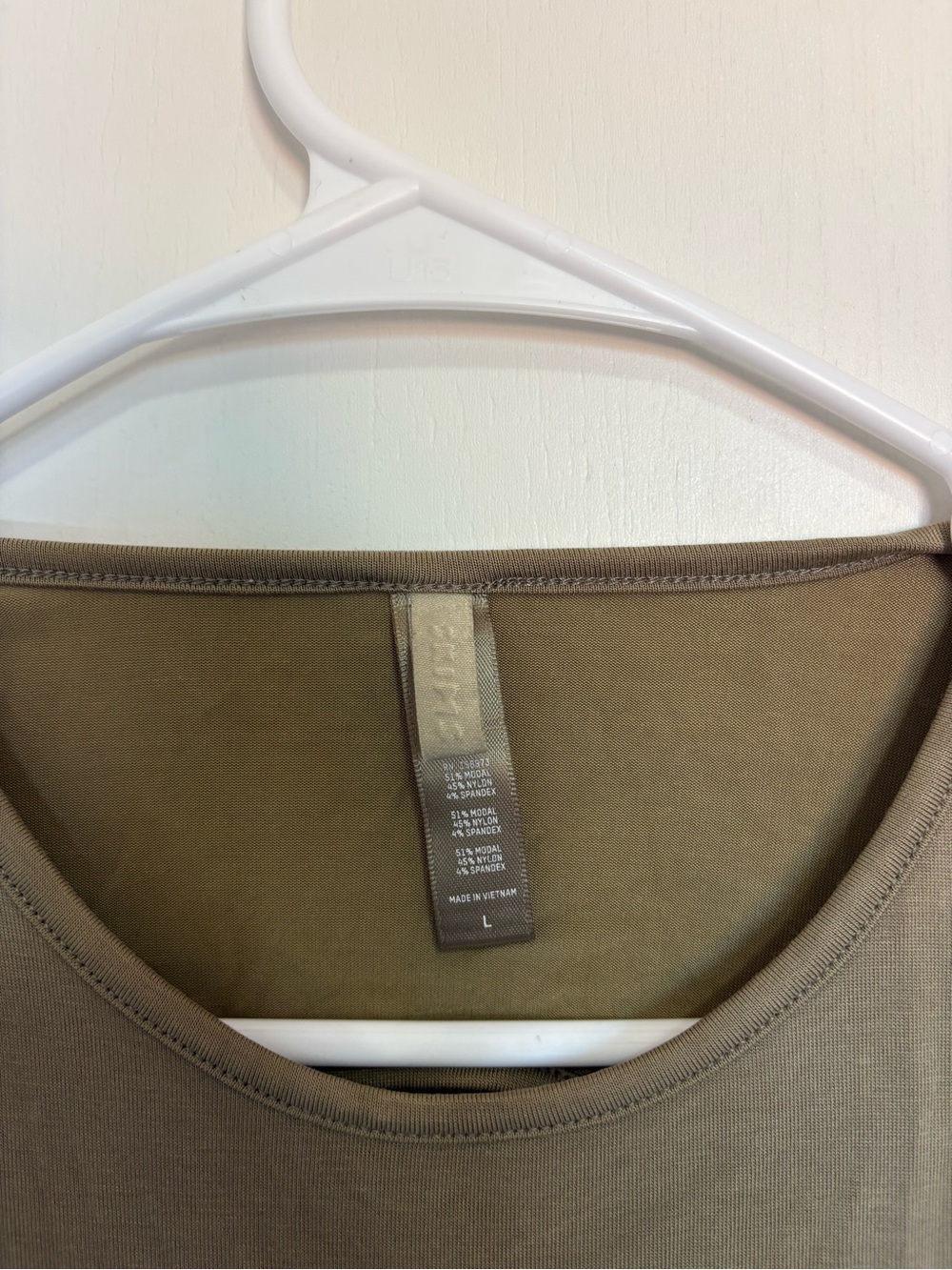 SKIMS Soft Lounge Sleeveless Long Tank Dress- Army Green Women’s Size L - Picture 6 of 9